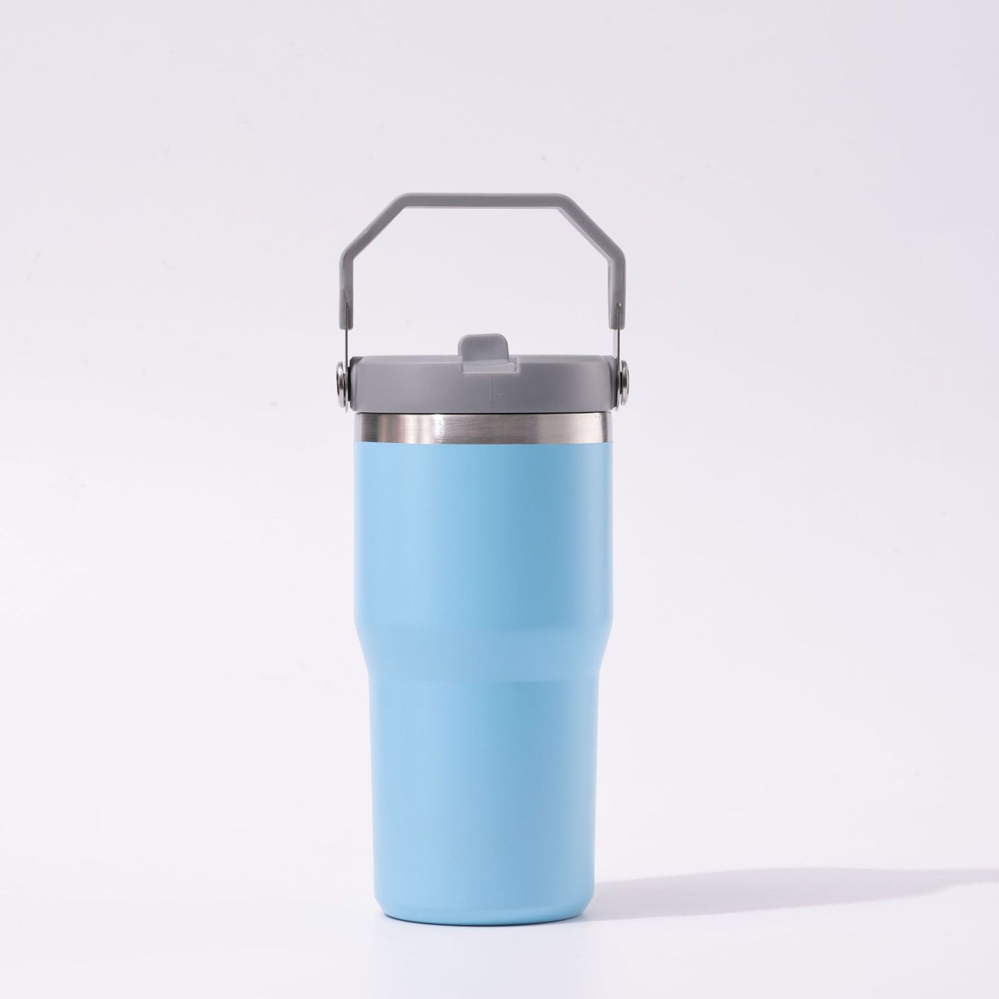 20Pack China Warehouse 20oz Kids Powder Coated Flip Straw Tumblers Double Wall Stainless Steel Water Bottles for Laser Engraving