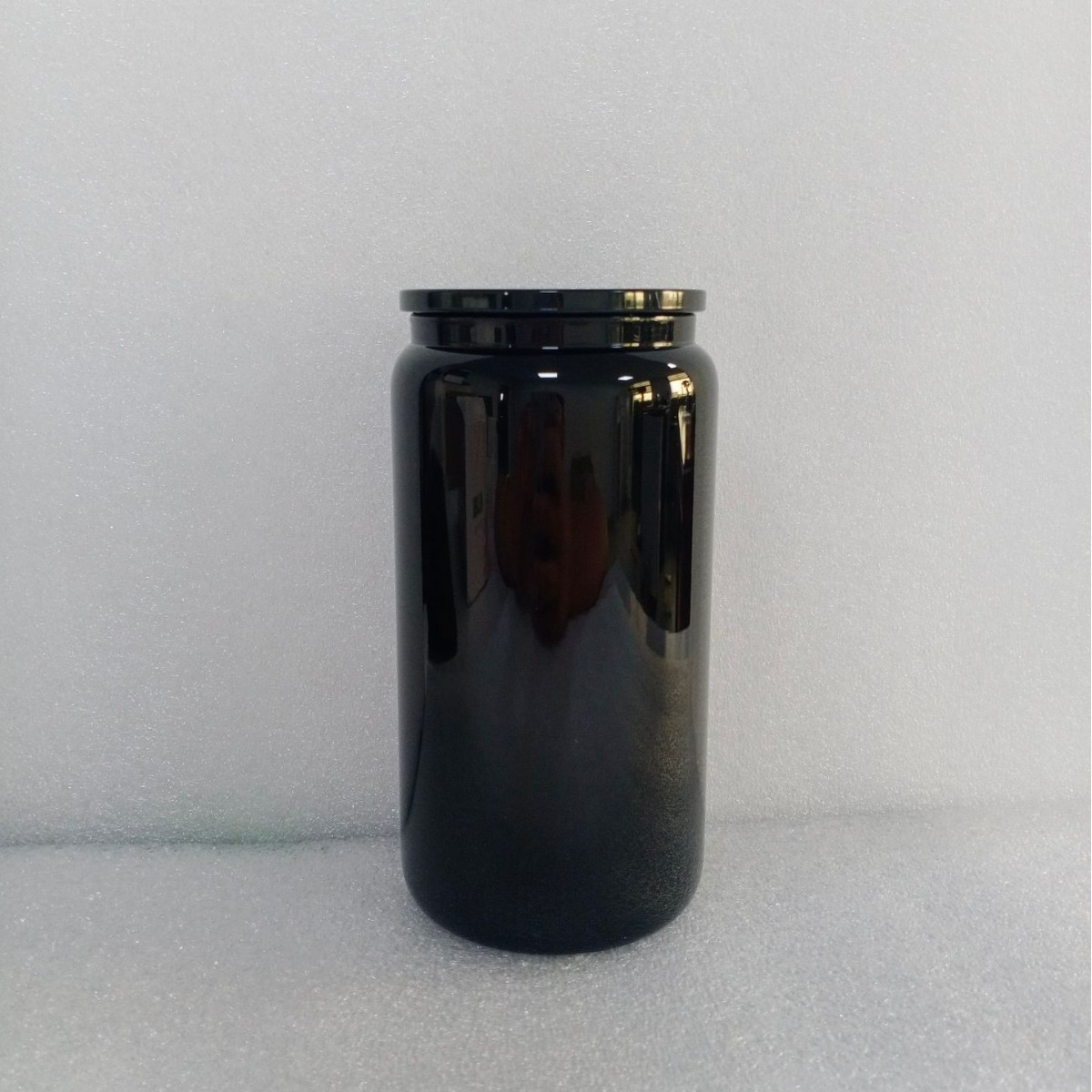 16oz Black Glass Can for UV DTF Wraps Super Cool Black Color Soda Beer Can 25Pack USA Warehouse