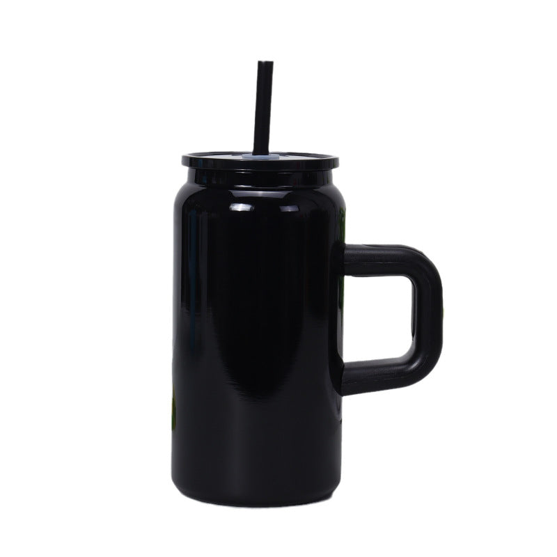 16oz Sublimation Glossy Macaron Color Mugs Stainless Steel Tumblers with Handle 25 Pack China Warehouse