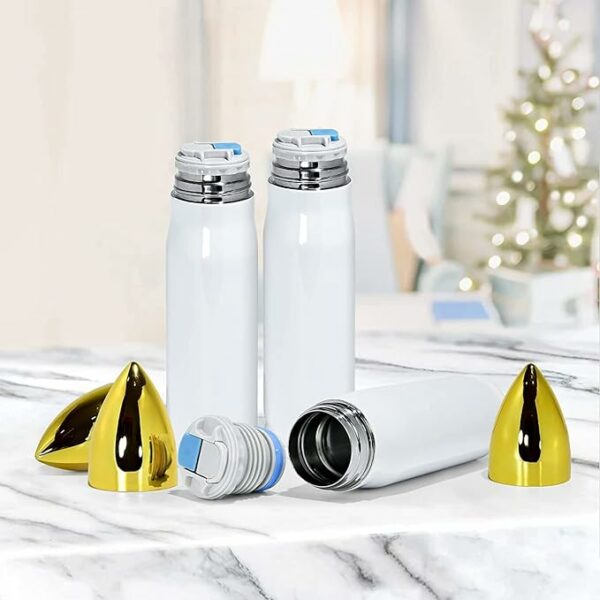 17oz 500ml Blank Sublimation Bullet Tumblers Shotgun Shell Water Bottles 25Pack China Warehouse