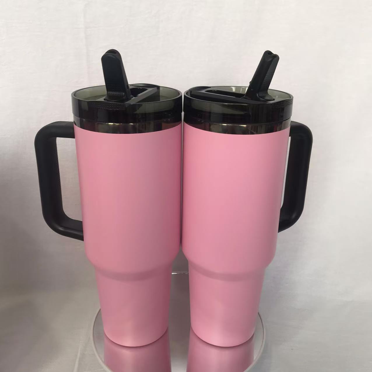 40oz Black Mirror Plated Pink Color Messi Goat X Similar Style Tumblers 20 Pack China Warehouse