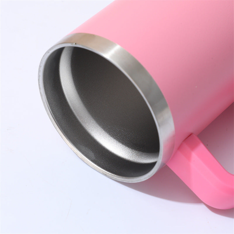 20oz Powder Coated Stainelss Steel Mugs with Handle for Laser Engraving 25 Pack China Warehouse