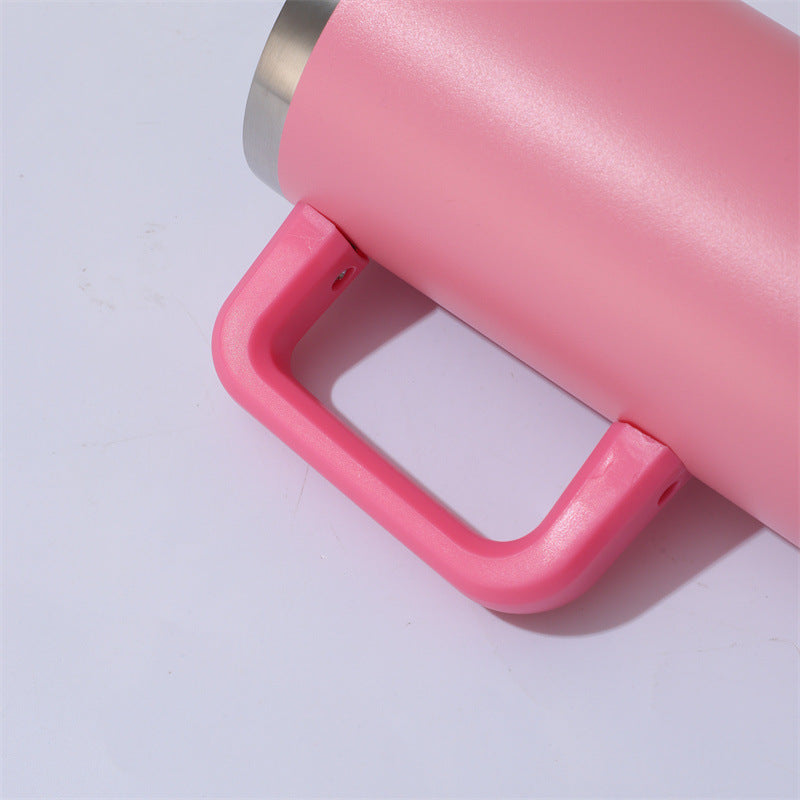 20oz Powder Coated Stainelss Steel Mugs with Handle for Laser Engraving 25 Pack China Warehouse