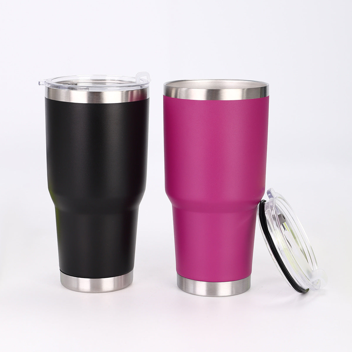 30oz Powder Coated Car Tumblers for Laser Engraving 25 Pack China Warehouse