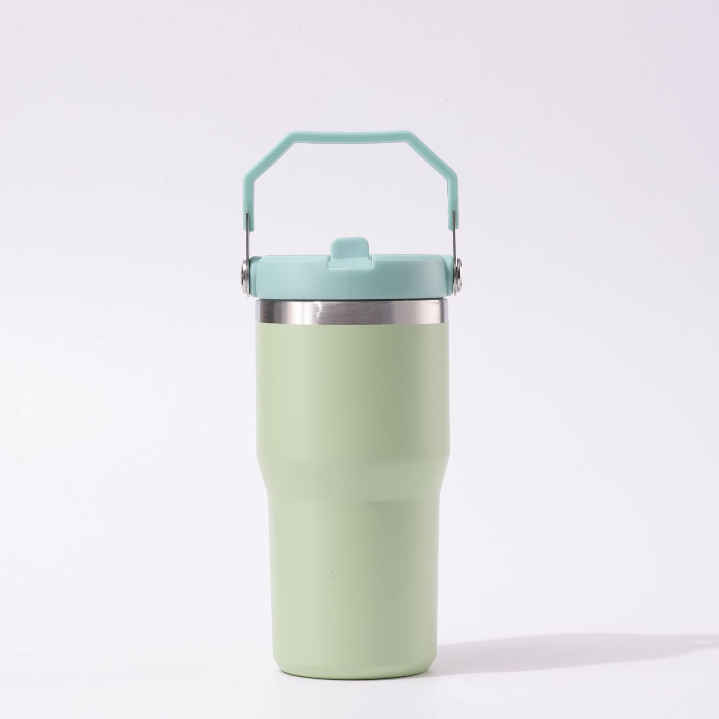 20Pack China Warehouse 20oz Kids Powder Coated Flip Straw Tumblers Double Wall Stainless Steel Water Bottles for Laser Engraving