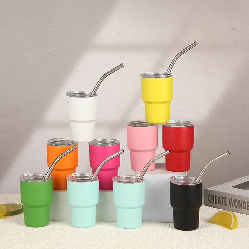 3oz Mini Shot Tumblers for Blank Sublimation Cute Stainless Steel Cups 48Pack China Warehouse