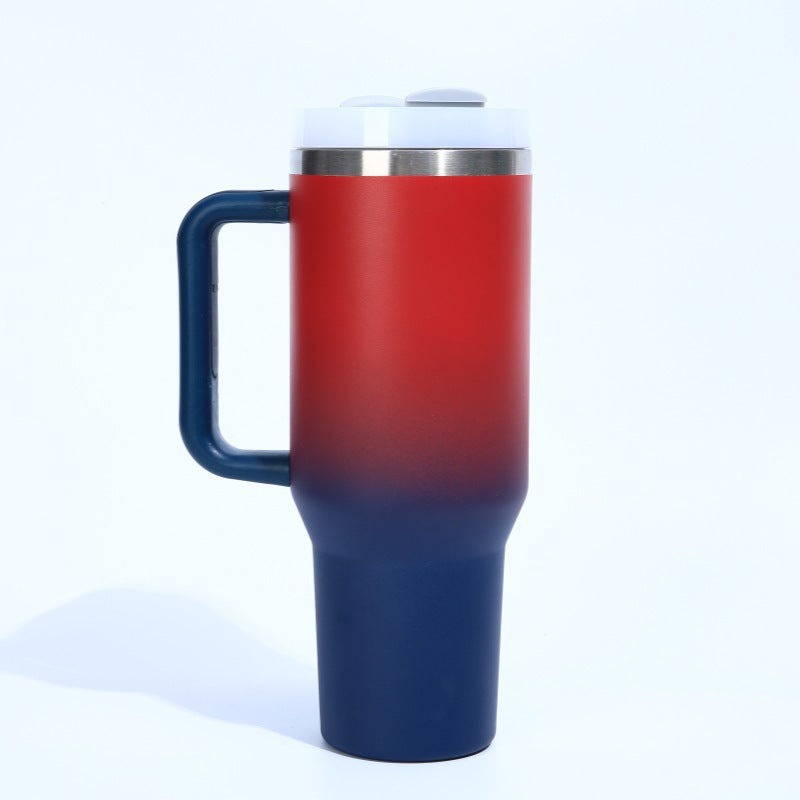 H2.0 40oz Ombre Color Powder Coated Stainless Steel Tumblers for Laser Engraving 20Pack China Warehouse