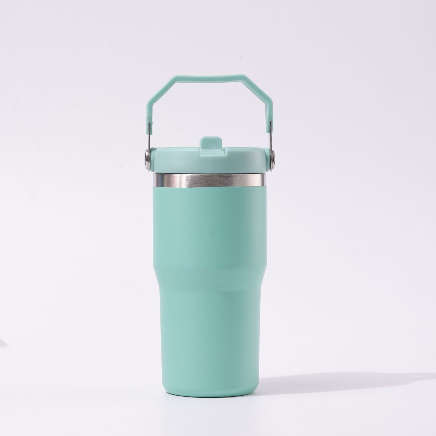 20Pack China Warehouse 20oz Kids Powder Coated Flip Straw Tumblers Double Wall Stainless Steel Water Bottles for Laser Engraving