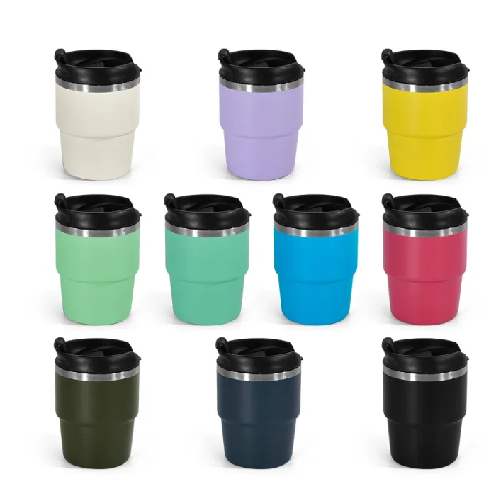 6oz Mini Coffee Cups Double Vacuum Tumblers Inside with Enamel Coating 30Pack USA Warehouse