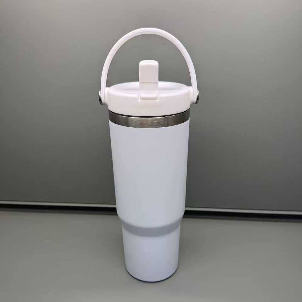 30oz Matt Macaron Color Blank Sublimation Flip Straw Water Bottles With New Lids 25 Pack China Warehouse