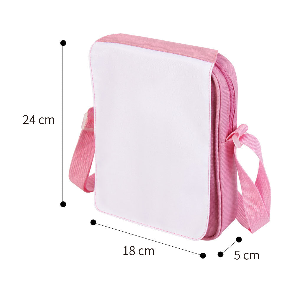 Kids Blank Sublimation Crossbody Bags for School 30 Pack China Warehouse Ship by Air