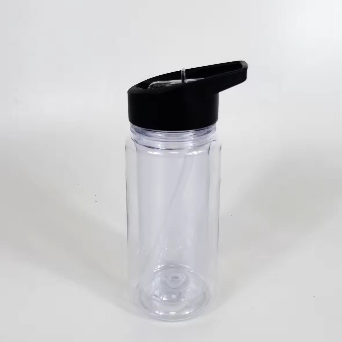 10oz Kids Double Wall Snow Globe Plastic Cups With Plug and Pre-drilled Hole 50Pack USA Warehouse