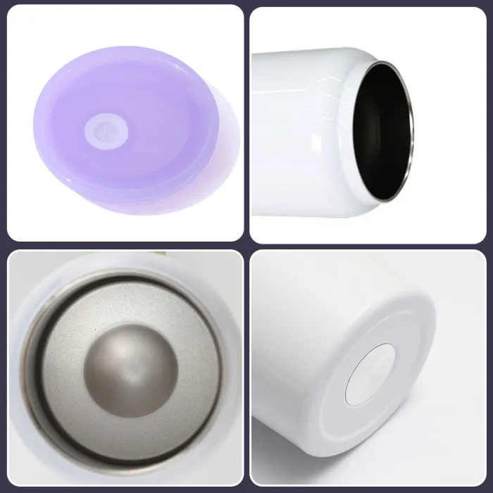 16oz White Stainless Steel Sublimation Cup Libby Shape Soda Beer Can for UV DTF Wraps 25 Pack USA Warehouse