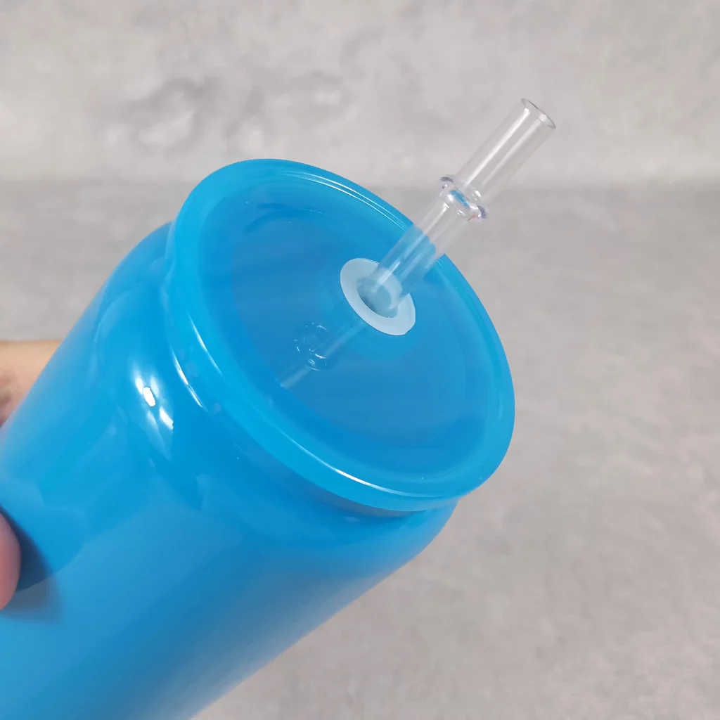 16oz Neon Color Blank Sublimation Stainless Steel Can for UV DTF Wraps 25Pack USA Warehouse