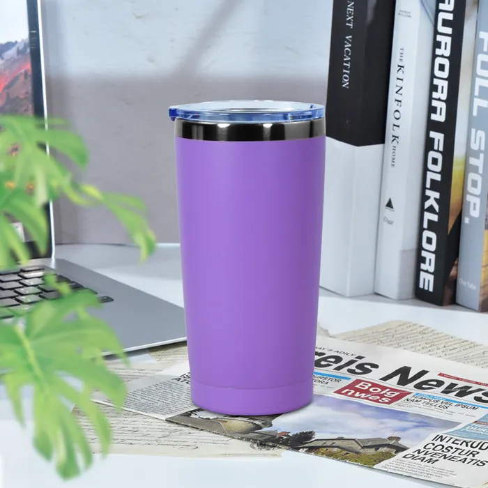20oz Gun Gray Color Plated Car Tumblers for Laser Engraving 25 Pack USA Warehouse