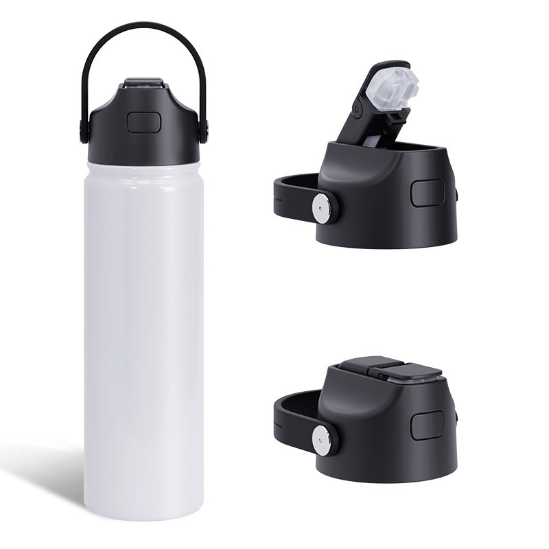 22oz White Sublimation Water Bottles and Colorful Powder Coated Tumblers for Laser Engraving 25 Pack China Warehouse