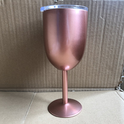10oz Stainless Steel Wine Glasses for Laser Engraved 25 Pack China Warehouse
