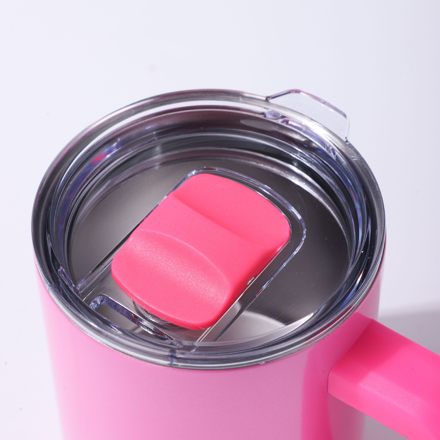 10oz Blank Sublimation  Lowball Mugs With Removable Plastic Handle and Magnetic Lids 25 Pack USA Warehouse