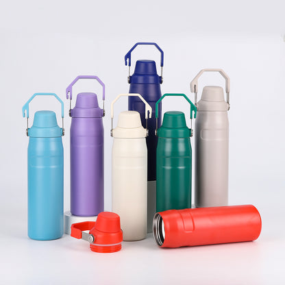 25 Pack China Warehouse 18oz 24oz 36oz powder coated stainless steel water bottle for laser engraving