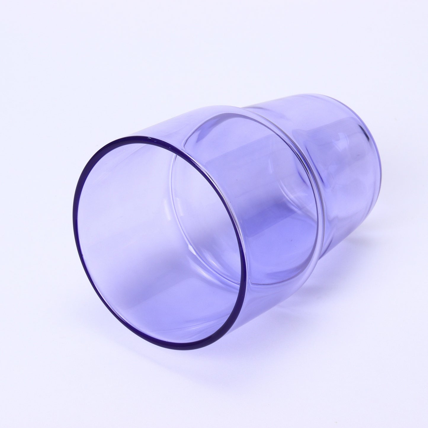 25Pack 12oz Blank Sublimation Glass Can Cute Mini Jelly Clear&Frosted Color Glass Shot for UV DTF Wraps