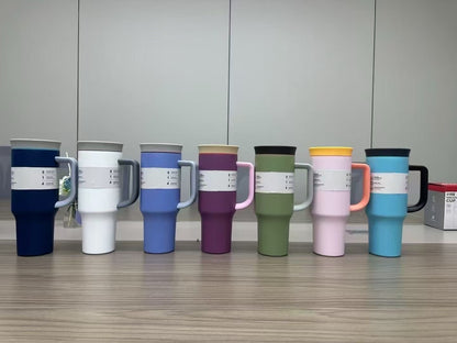 40oz Owala Style Vacuum Insulated Tumblers with Handle for Laser Engraving 20Pack China Warehouse