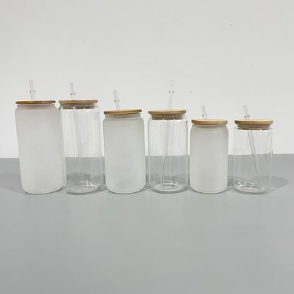 Wholesale 16oz Sublimation Glass Can and 17oz Sublimation Mugs Lots Style for You Choose 50 Pack China Warehouse