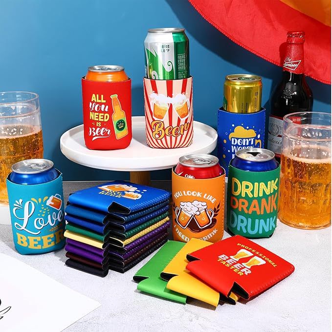 12oz Cooler Can Sleeve Suitable for Sublimation 500Pack China Warehouse (Can Custom Logo)