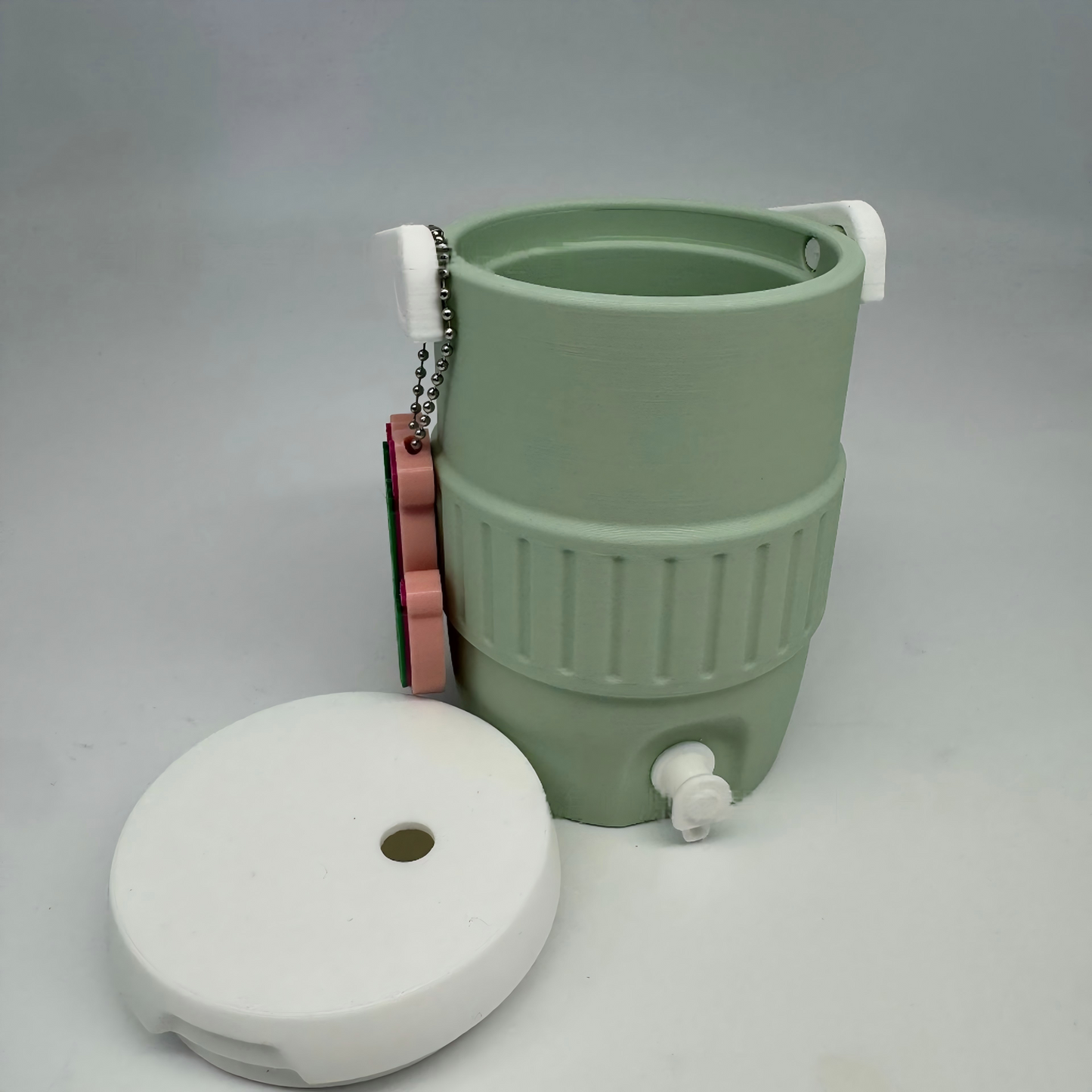 12oz Cooler Can Holder Retro Cooler Style Can Koozie Tumbler Parties Reusable Drink Holder with Straw Hole