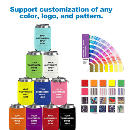12oz Cooler Can Sleeve Suitable for Sublimation 500Pack China Warehouse (Can Custom Logo)