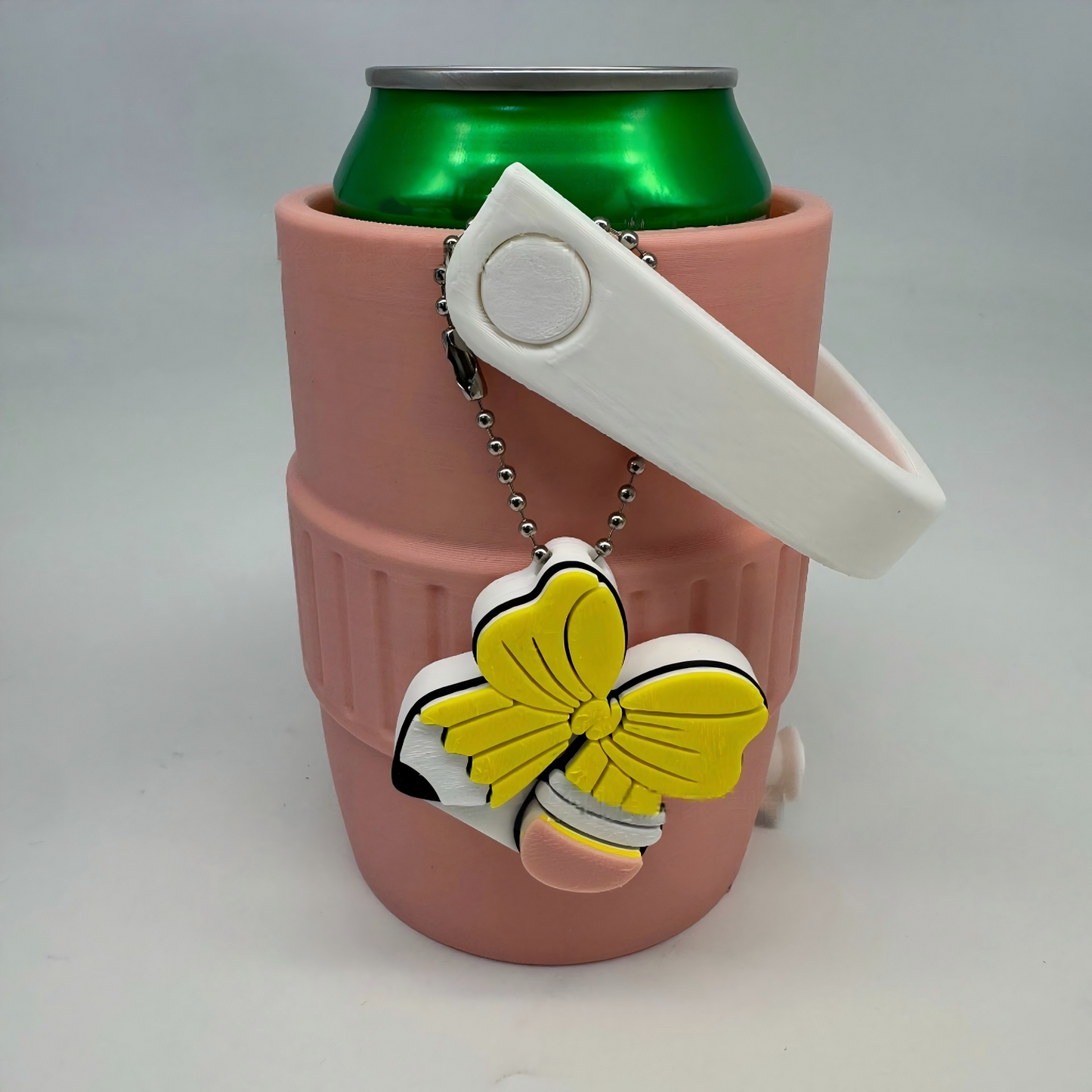 12oz Cooler Can Holder Retro Cooler Style Can Koozie Tumbler Parties Reusable Drink Holder with Straw Hole