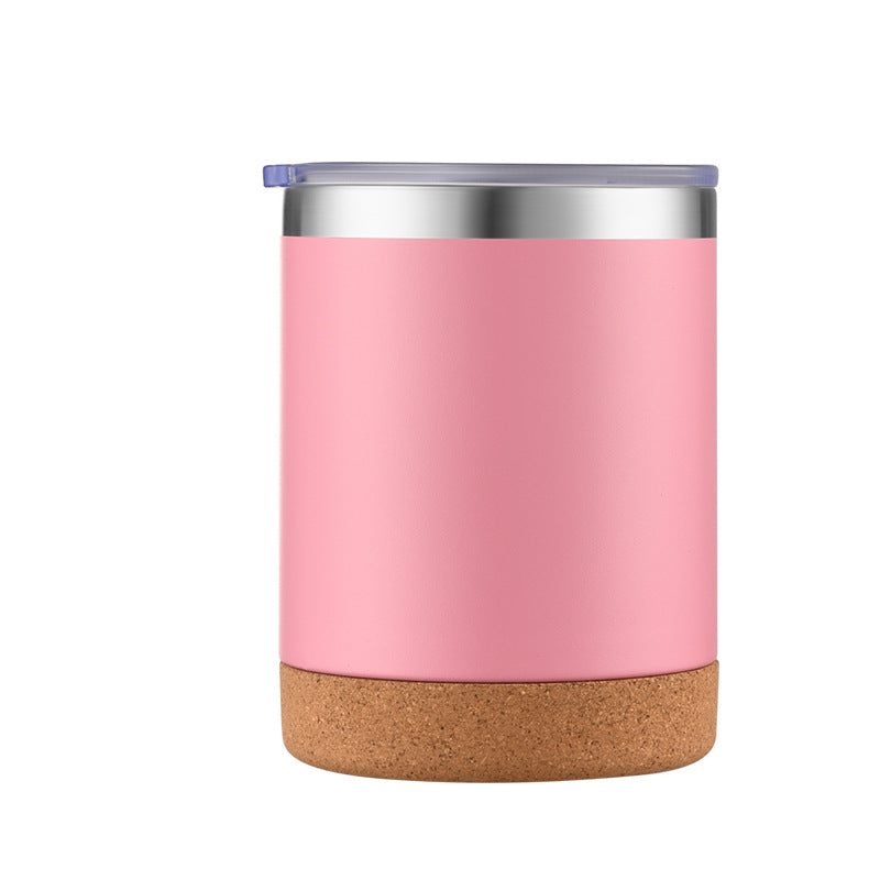 12oz Stainless Steel Cork Bottom Coffee Tumblers for Laser Engraving 50 Pack China Warehouse