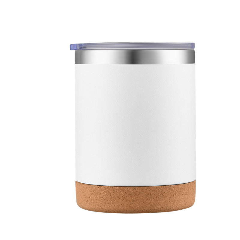 12oz Stainless Steel Cork Bottom Coffee Tumblers for Laser Engraving 50 Pack China Warehouse