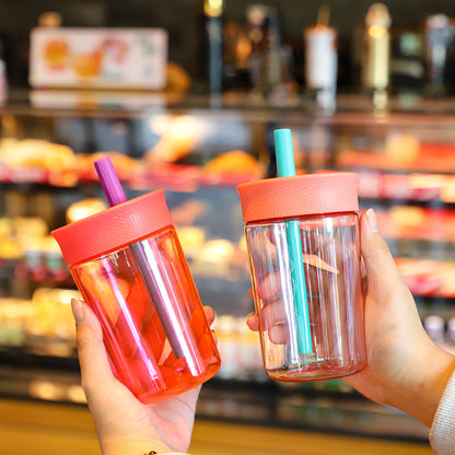 40Pack China Warehouse 12oz Owala Style Plastic Cups with Colorful Lids and Straw Suitable for UV DTF Wraps
