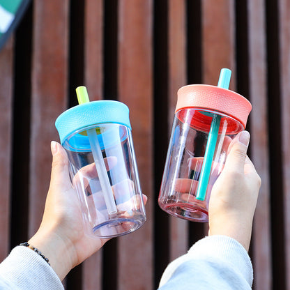 40Pack China Warehouse 12oz Owala Style Plastic Cups with Colorful Lids and Straw Suitable for UV DTF Wraps