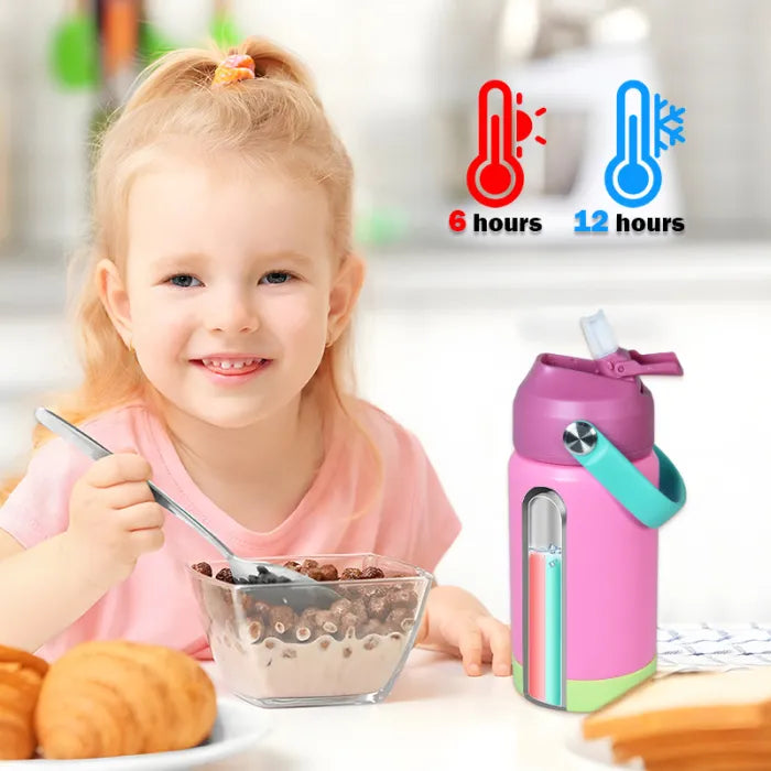 12oz Kids Colorful Powder Coated Water Bottles for Laser Engraving 25Pack USA Warehouse