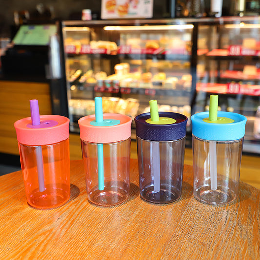 40Pack China Warehouse 12oz Owala Style Plastic Cups with Colorful Lids and Straw Suitable for UV DTF Wraps