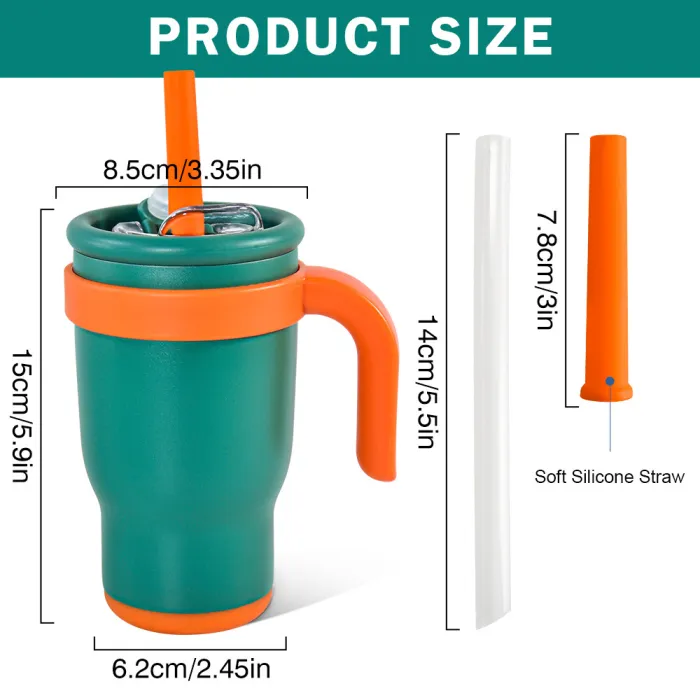Kids 14oz Stainless Steel Colorful Water Mugs for Laser Engraved 20 Pack USA Warehouse