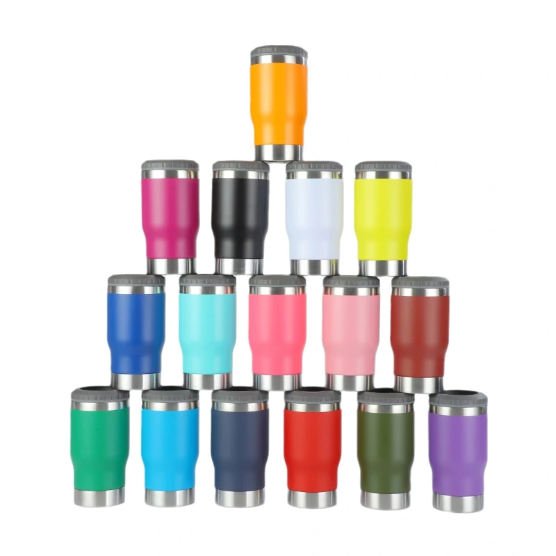 14oz Cooler Can with Opener for Laser Engraving Powder Coated Tumblers with Single/Double Lids 50 Pack China Warehouse