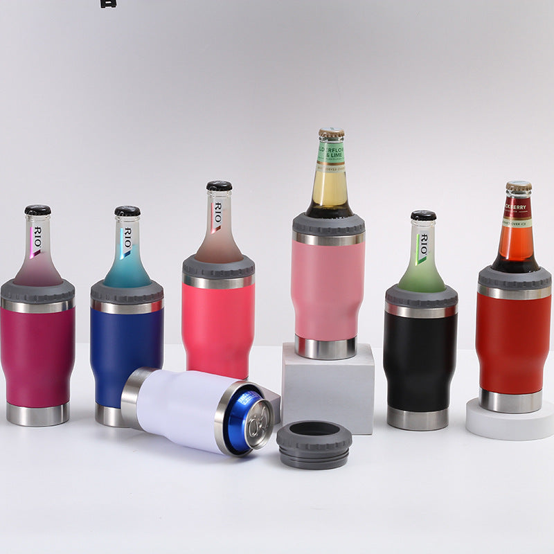 14oz Cooler Can with Opener for Laser Engraving Powder Coated Tumblers with Single/Double Lids 50 Pack China Warehouse