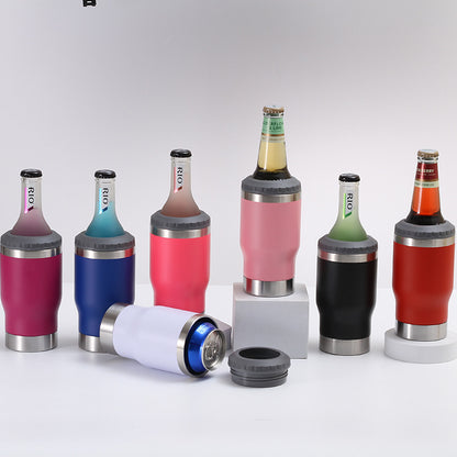 14oz Cooler Can with Opener for Laser Engraving Powder Coated Tumblers with Single/Double Lids 50 Pack China Warehouse