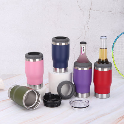 14oz Cooler Can with Opener for Laser Engraving Powder Coated Tumblers with Single/Double Lids 50 Pack China Warehouse