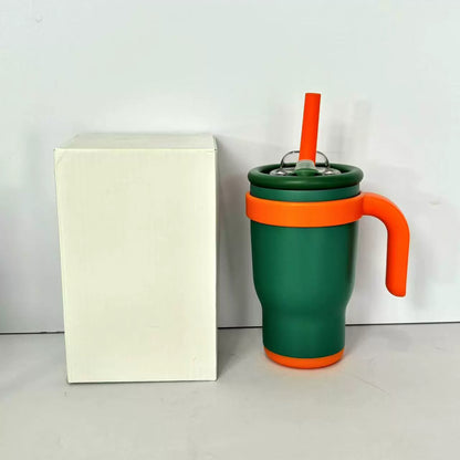Kids 14oz Stainless Steel Colorful Tumblers with Handle for Laser Engraving 25Pack China Warehouse