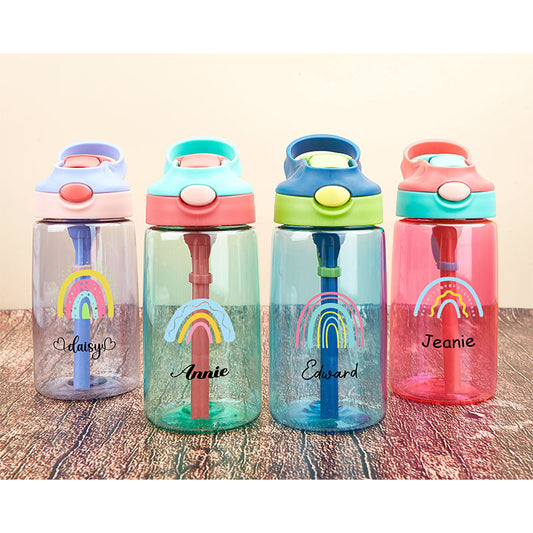 40Pack China Warehouse Kids 14oz Colorful Plastic Can BPA Free Acrylic Sippy Cup for UV DTF Wraps