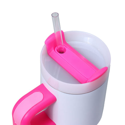 25Pack China Warehouse 14oz Kids Blank Sublimation Stainless Steel Mugs with Handle White Tumblers for Students