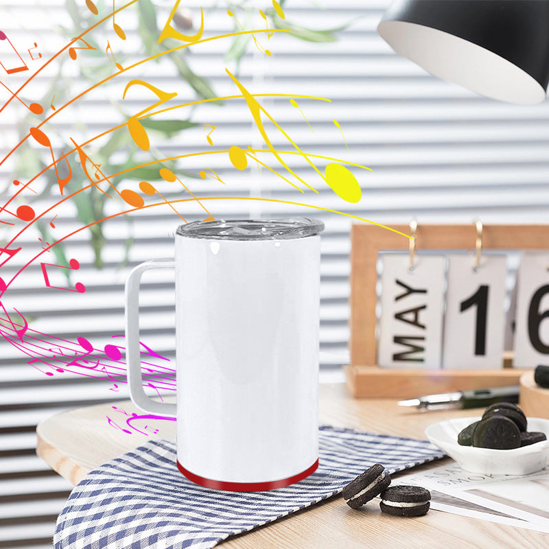 14oz Blank Sublimation Stainless Steel Mugs Tumbler with Storage Bottom 25Pack USA Warehouse