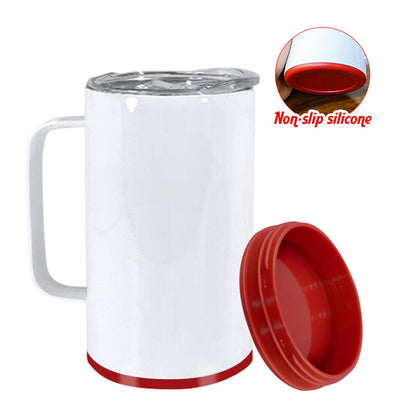 25Pack USA Warehouse 14oz Blank Sublimation Stainless Steel Mugs Tumbler with Storage Bottom