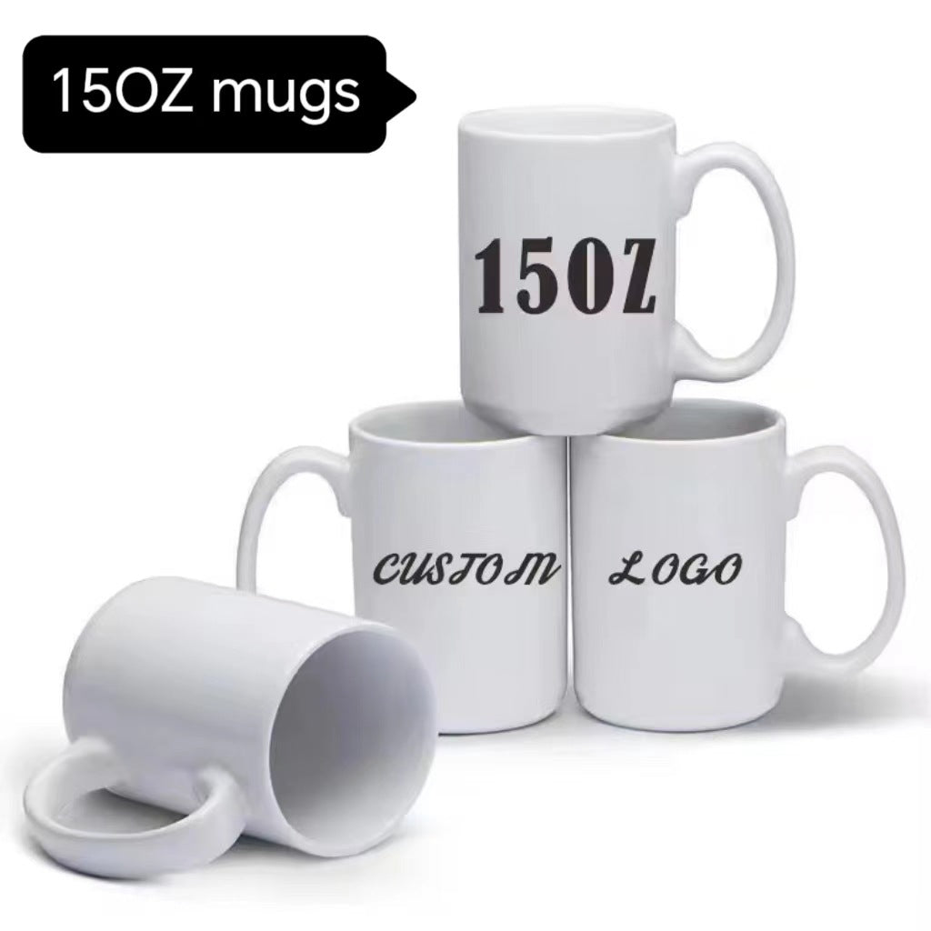 11oz 15oz Blank Sublimation White Color Ceramic Mugs 36Pack USA Warehouse
