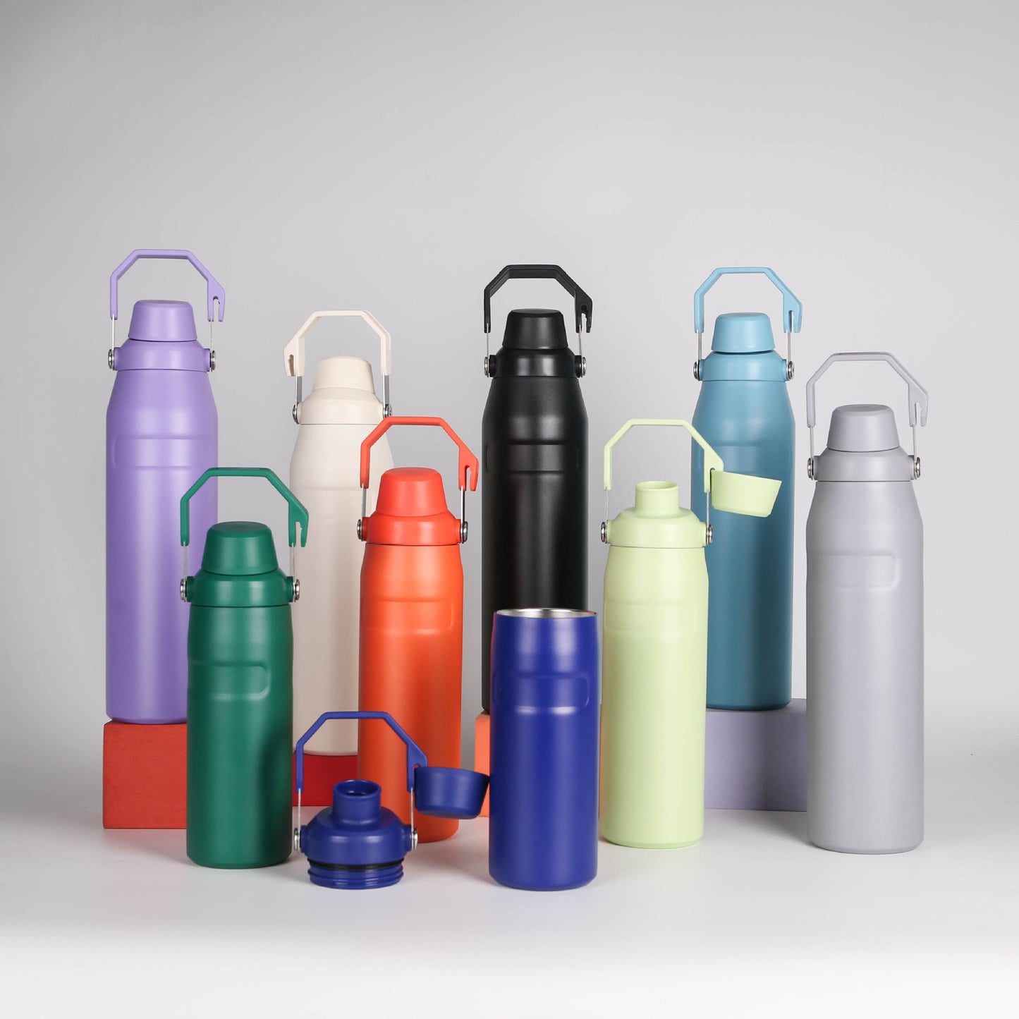 25 Pack China Warehouse 18oz 24oz 36oz powder coated stainless steel water bottle for laser engraving