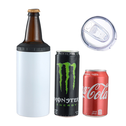 16oz 4 in one Blank Sublimation Cooler Can with Opener 25 Pack USA Warehouse