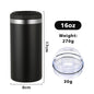 16oz Colorful Powder Coated Cooler Can with Two Lids for Laser Engraving 50Pack China Warehouse